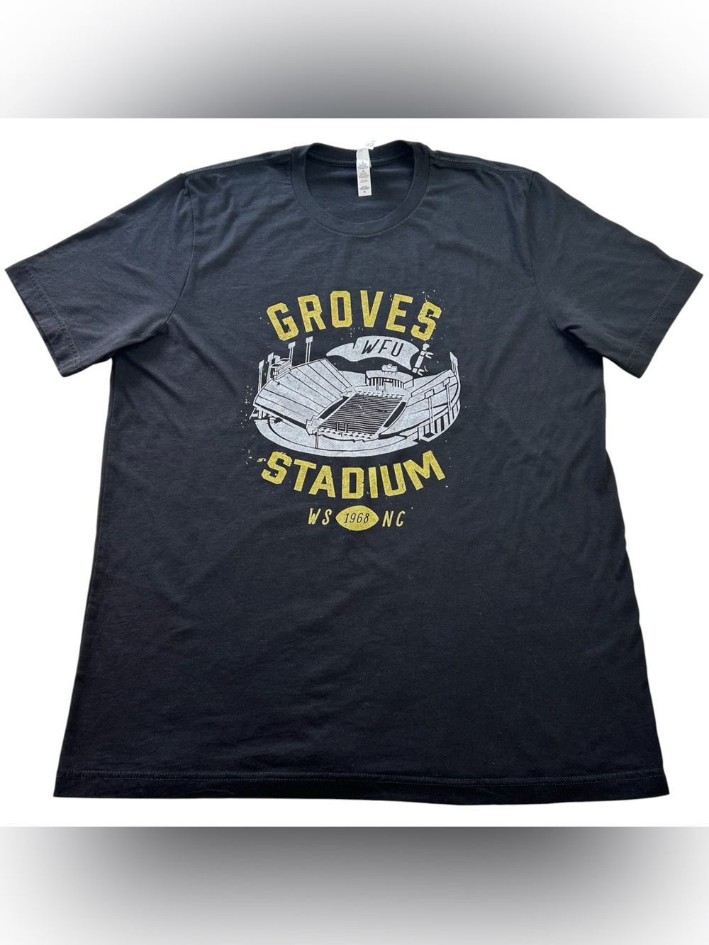 Wake Forest Demon Deacons Football Groves Stadium Throwback T-Shirt Mens size XL